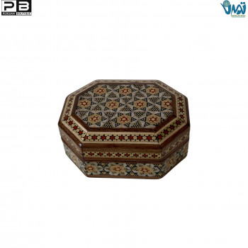 Khatam mini octagonal box