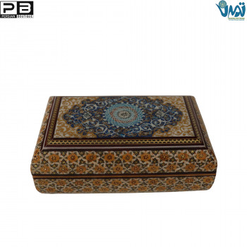 Tazhib miniature jewellery box